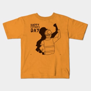 illustration of workers  for fathers day theme Kids T-Shirt